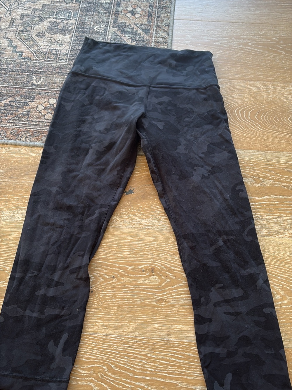 lululemon athletica Black Camo High-Rise Leggings
